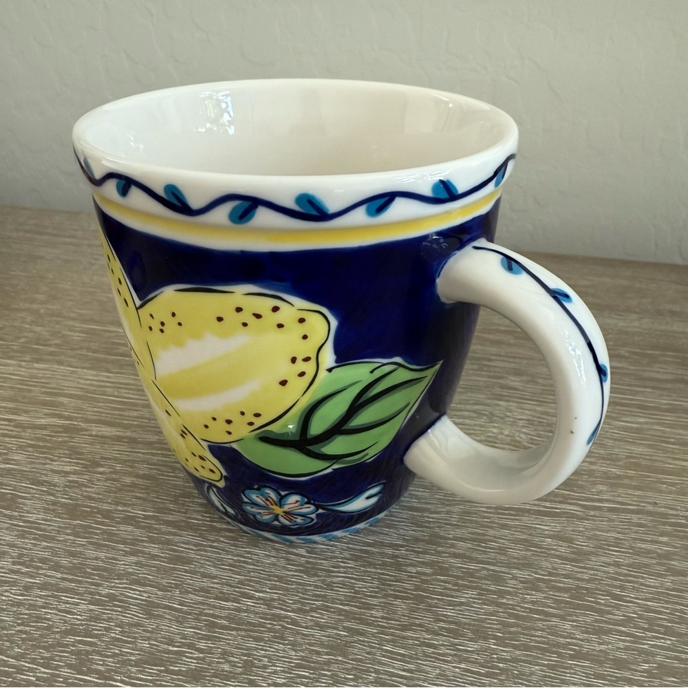 Starbucks vintage Italian lemon hand painted mug circa 2002. - Picture 13 of 13